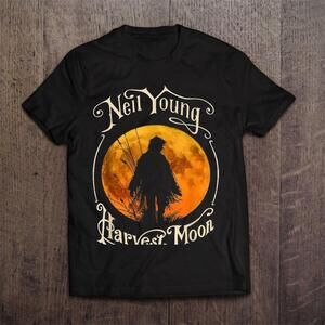 N Eil Young Harvest Moon Unisex Graphics Tshirt Neil Young Shirt